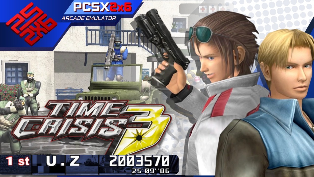 PCSX2x6] Time Crisis 3 (タイムクライシス3) | 2,003,570 | Namco