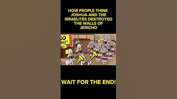 How Joshua and the Israelites destroyed the Walls of Jericho.. #shorts #bible #god #joshua #history