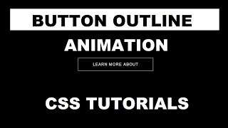 Awesome Button Outline Animation On Hover Using Only HTML & SCSS - CodeWithTanmay