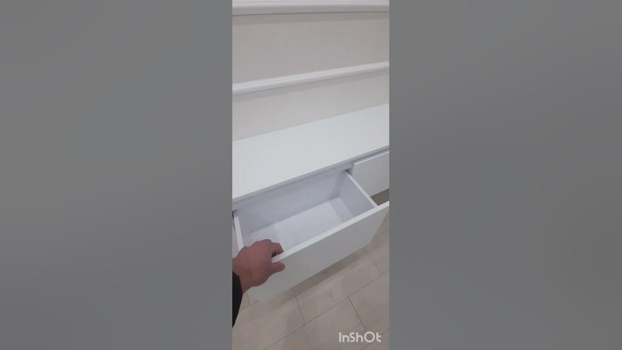 подвесная консоль под телевизор. - YouTube