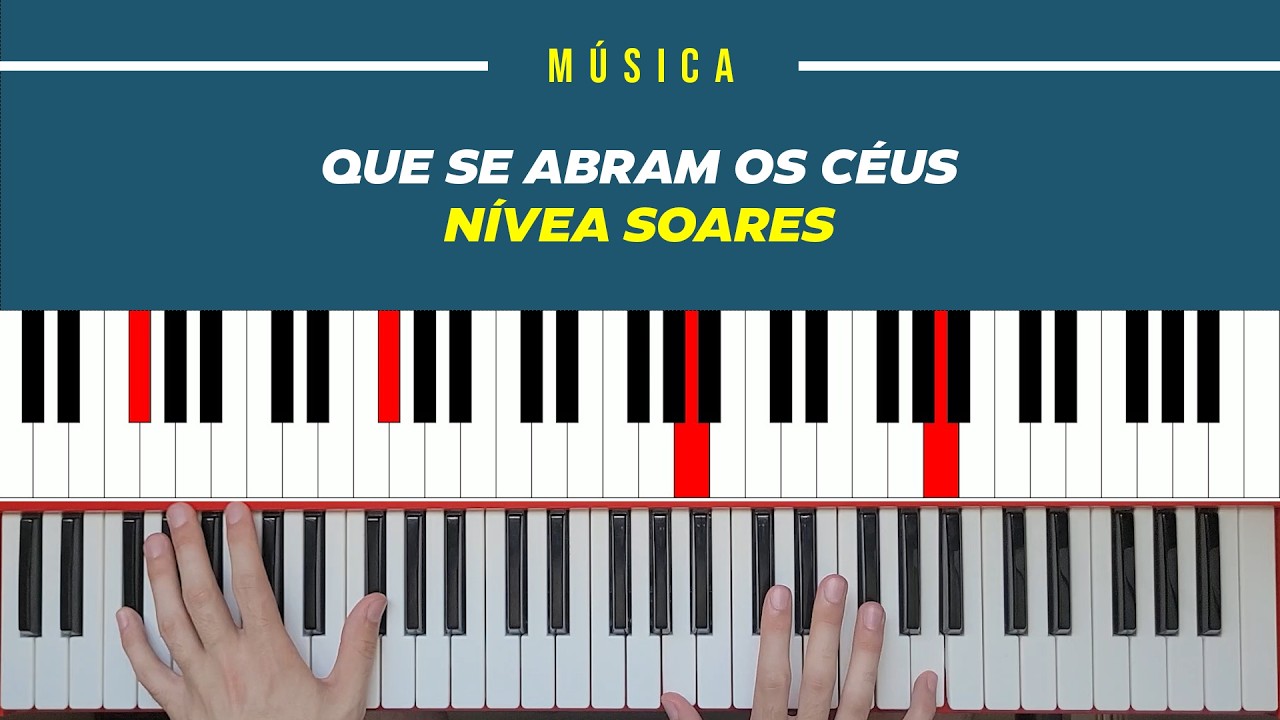 Música - Que se Abram os Céus - Nívea Soares | Teclado | Tutorial