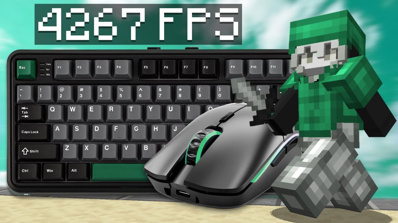 9 minutes Thocky Bedwars ASMR Keyboard & Mouse Sounds | Hypixel Bedwars
