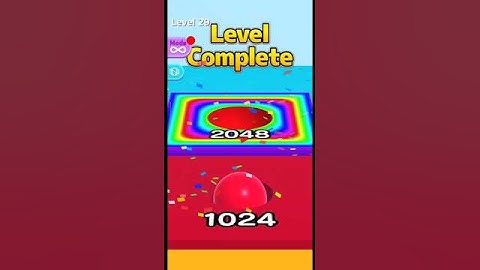 BALLRUN2048 level 29 Original game play #gaming #ballrun2048