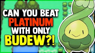 Can You Beat Pokemon Platinum with only a Budew?