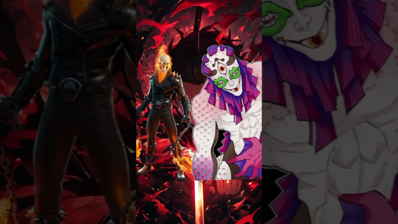 ghost rider vs demon slayer #ghostrider #monoristafantasma #anime #manga #marvelstudios #marvelcomic
