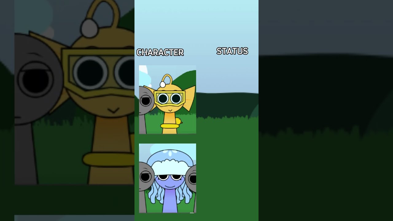 Character Status In Incredibox Sprunki Retake Edit Music Shorts Fyp