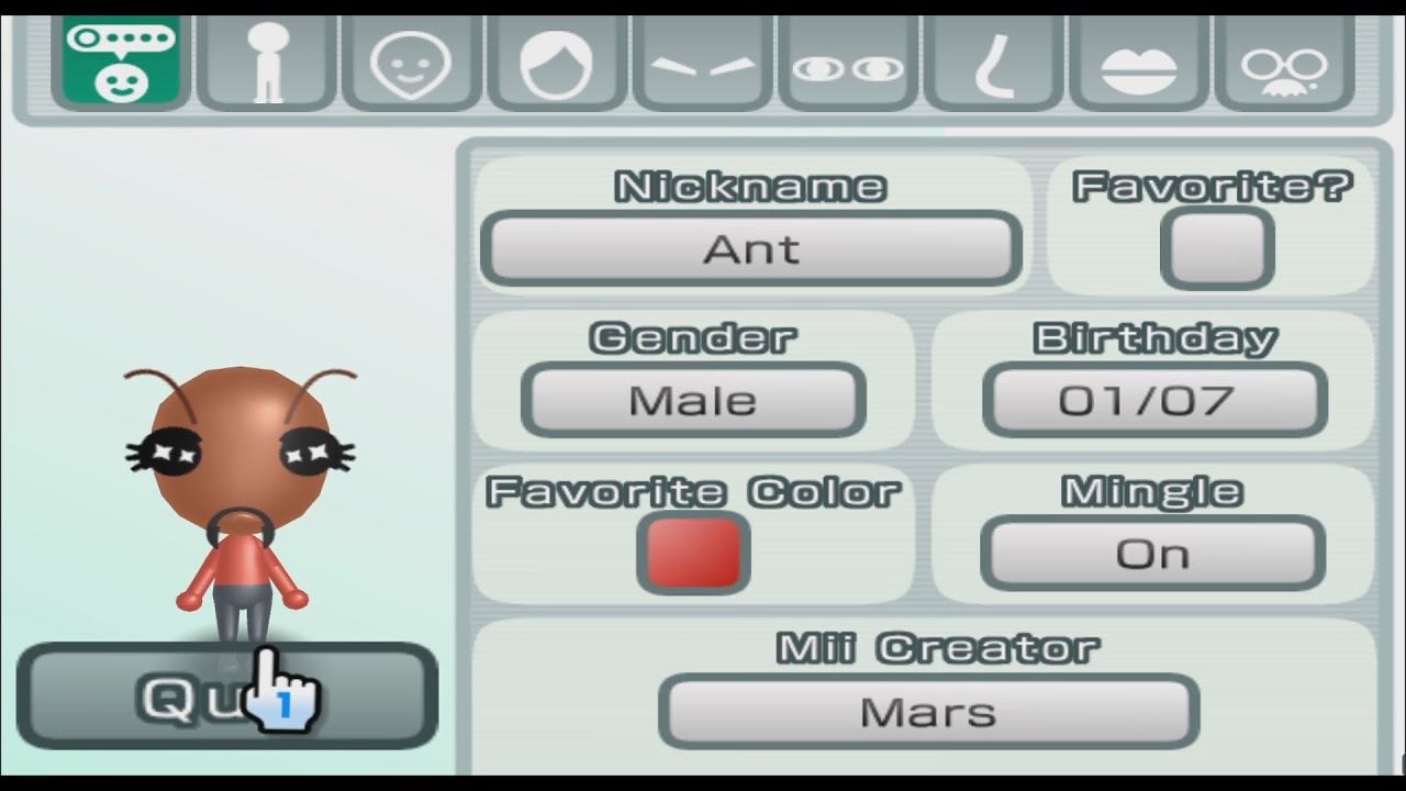 miiページ Ant - Mii 2127 - YouTube