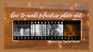 how to make filmstrip photo edit | how to edit filmstrip with picsart // sunshine cloud screenshot 2