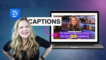 Add Captions to Videos (EASY Subtitles in Descript)