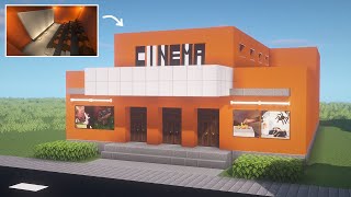 How to build a cinema in Minecraft