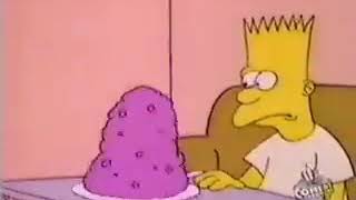 The Simpsons Bart and Dad Eat Dinner