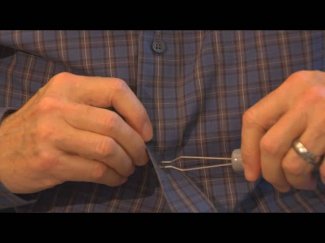 Using a Button Hook Device 