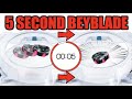 This Beyblade Only Spins For 5 Seconds....
