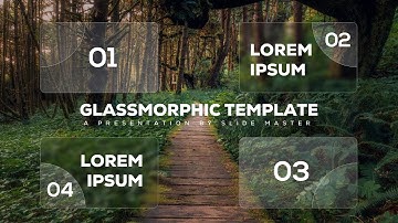 Glassmorphic PowerPoint Animation Template #3 - Glassmorphism