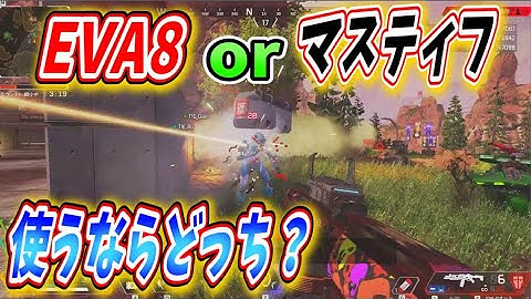 EVA8orマスティフみんなは使うならどっち！？【Apex Legends】