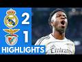 ملخص مباراة ريال مدريد وبنفيكا 2 1 اليوم اهداف مباراة ريال مدريد وبنفيكا اليوم ريال مدريد اليوم