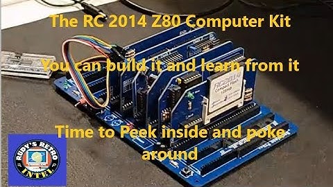 RC2014 Z80 based computer kit that you build today!