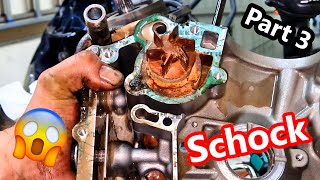 Motorblock zerlegen - Wasserpumpe undicht / Aprilia Leonardo 150 Rotax 1998 Part 3