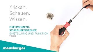 V 36200 Drehmoment-Schraubendreher