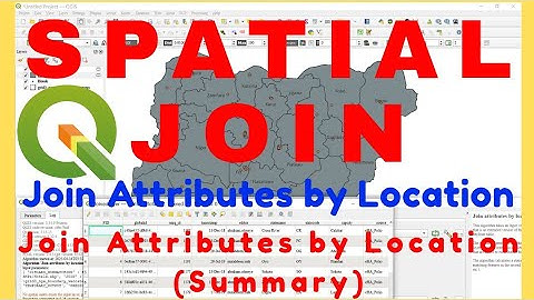 How to Perform Spatial Join in QGIS
