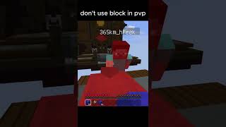 don&#39;t use block in pvp) #shorts