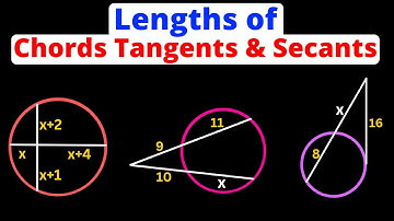 Find Lengths of Chords, Tangents, & Secants | Geometry | Eat Pi