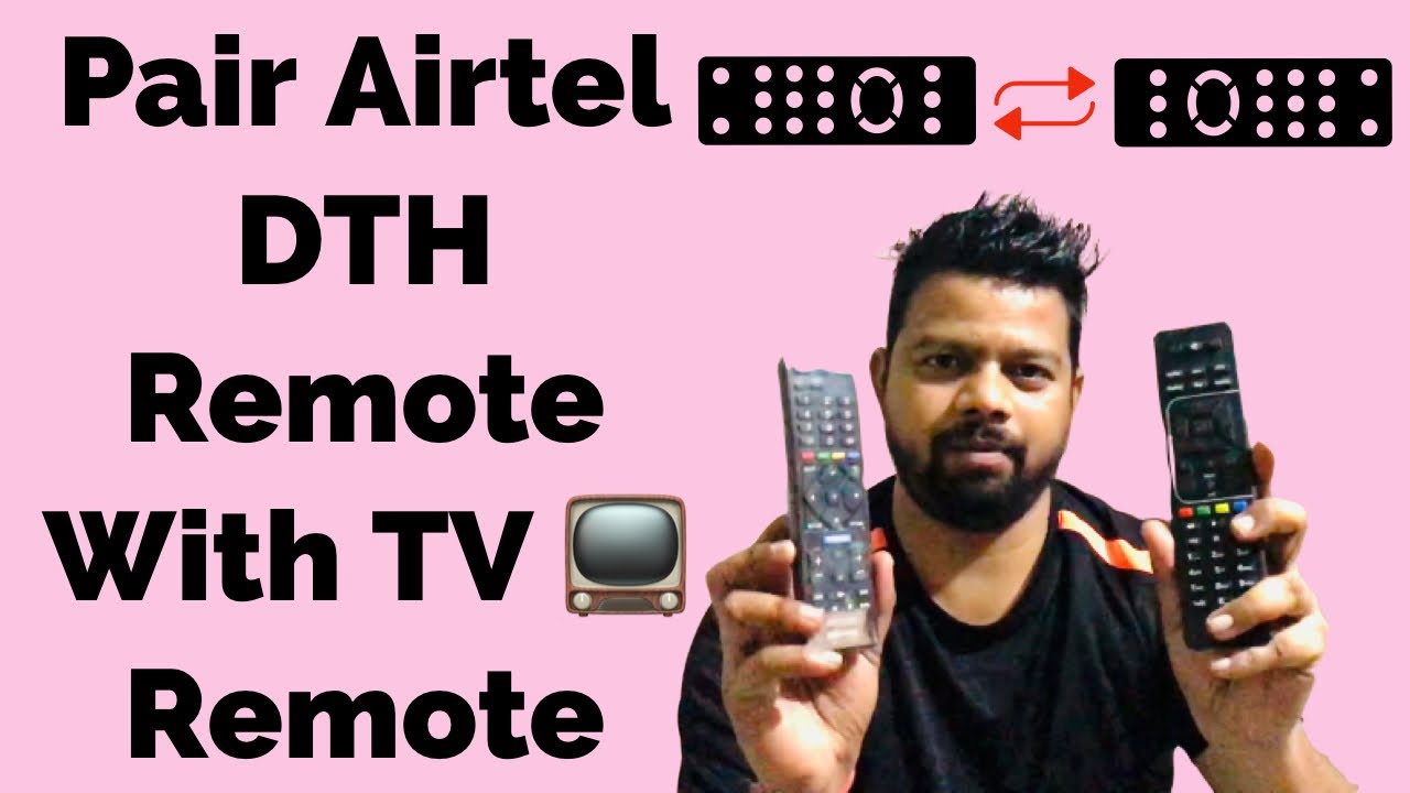 How To Pair (Sync) Airtel DTH Remote With TV Remote टीवी के रिमोट को