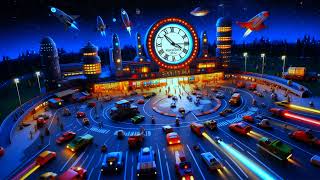 MatsClock 3012 - Free PowerPoint Digital Clock PPT Slide Timer (FullScreen Live Time) screenshot 2