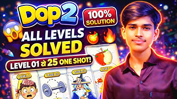 Dop-2 ( delete one part) level 01 to 25 in one shoot ! ✅🎮 #dop2 #10million #longvideo #viral 