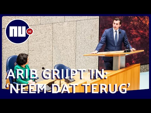 Arib na sluipmoordenaar-opmerking Baudet: 'Dit kan echt niet' | NU.nl