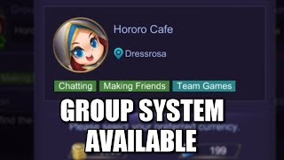 GROUP SYSTEM FINALLY AVAILABLE screenshot 3