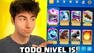 SUBÍ AL 15 EL MAZO MÁS HISTÓRICO DE CLASH ROYALE💀