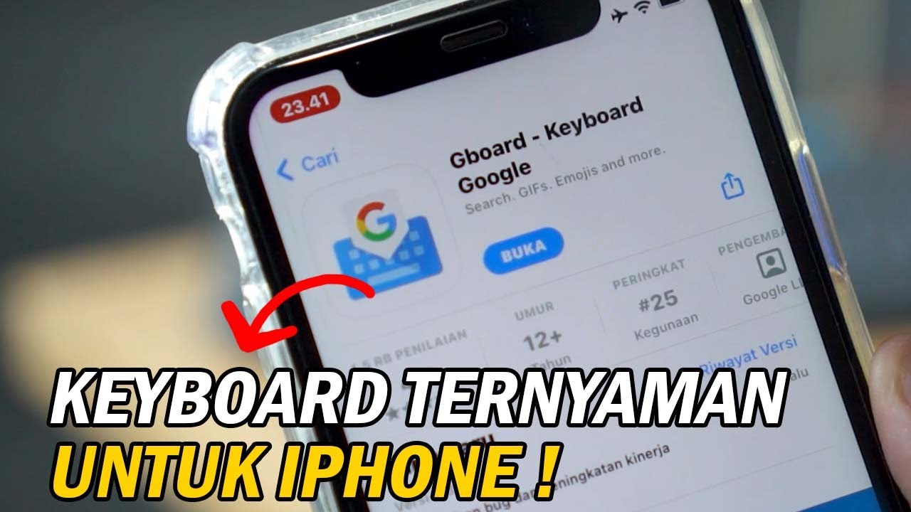 Cara Menggunakan Google keyboard di Iphone - Keyboard Terbaik ! - YouTube
