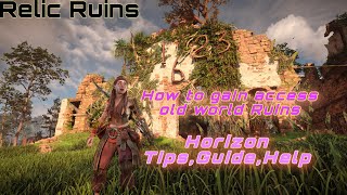 Horizon Forbidden West - Relic Ruins - How To Find Codefind Ornamentcomplete Relic Ruins Ps5