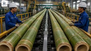 The Process of Turning Bamboo into Paper | Factory Automation