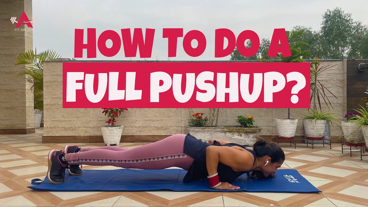 How To Do PushUps For Beginners Step By Step Push Up Guide Pushup