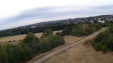 Walkera F210 FPV (close crash great save)