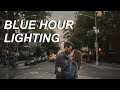 How To Photograph During Blue Hour | Couple Portrait Photography Behind the Scenes