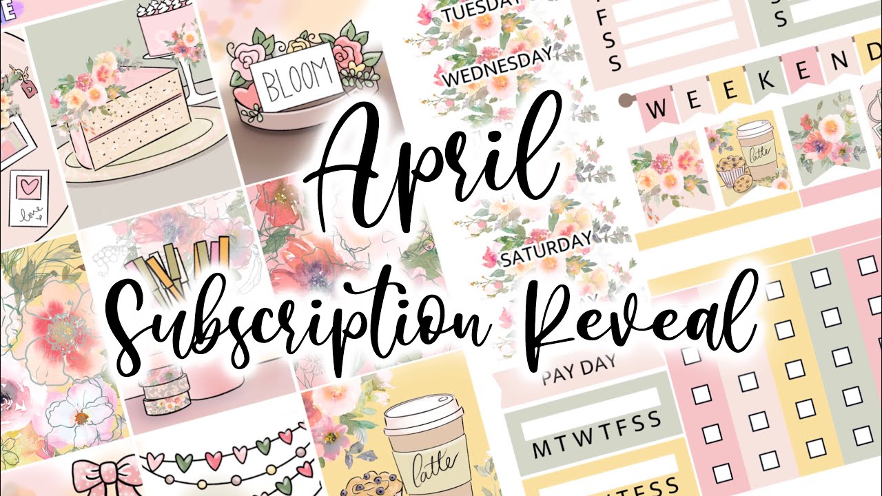 April Subscription Reveal - Afternoon Tea - YouTube