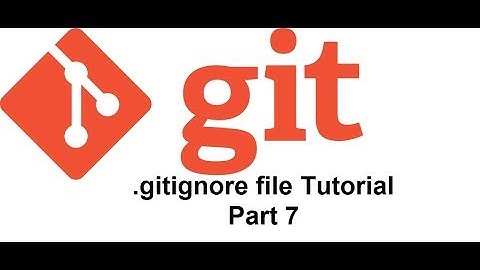 .gitignore file in Git Part 7 | Devops Tutorial for beginners