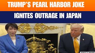 LIVE: Trump’s Pearl Harbor Joke Sparks Outrage in Japan — PM Takaichi Silent