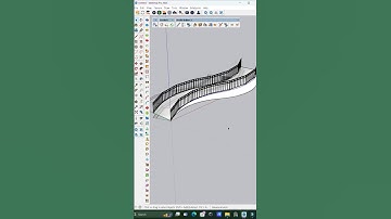 ✅Automatic Ramp design with railing design #shorts #cad #sketchup