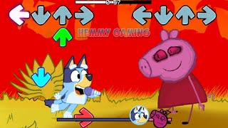Swap Fnf Peppa All Phases Vs Bluey, Bingo & Mackenzie Sings Chasing Tails.exe V2 Fnf Mods