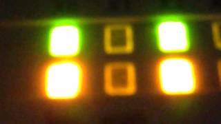 Blinking network lights