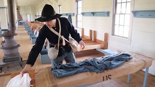 Discovering Fort Abraham Lincoln Episode 3 &quot;Camping&quot; What a soldier carried in the western frontier.