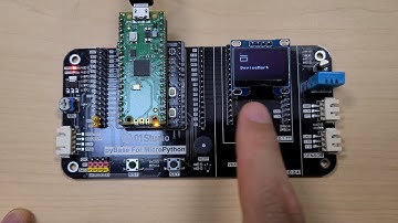 Controlling an OLED display with a Raspberry Pi Pico using MicroPython