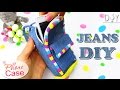 DIY JEANS BACKPACK PHONE CASE NO SEW TUTORIAL