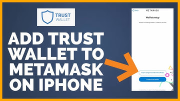 How To Add Trust Wallet To Metamask On Iphone?