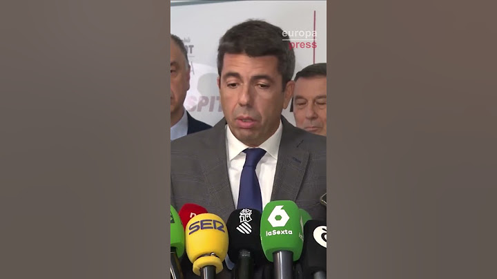Mazón lamenta que Sánchez no admita “ningún error” en la gestión de la DANA