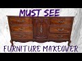 Furniture Makeover using Country Chic Paint and my favorite Whitewashing technique!